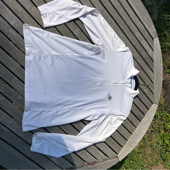 Peter millar pine needles Quarter-Zip golf jacket size XL in woman’s fall cozy - Picture 14 of 15